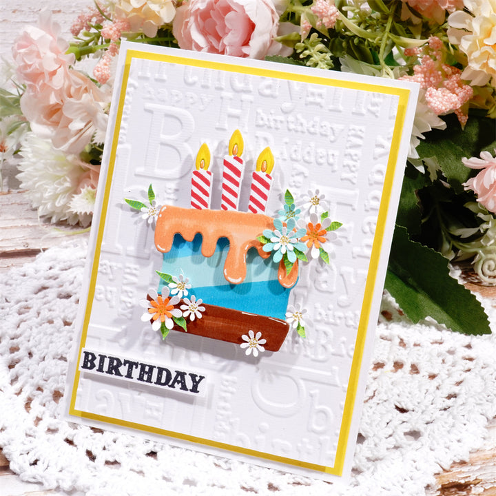 Kokorosa Metal Cutting Dies With Birthday Cake