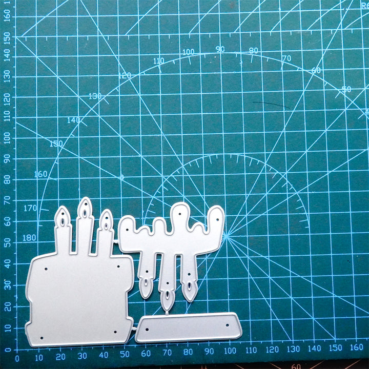 Kokorosa Metal Cutting Dies With Birthday Cake