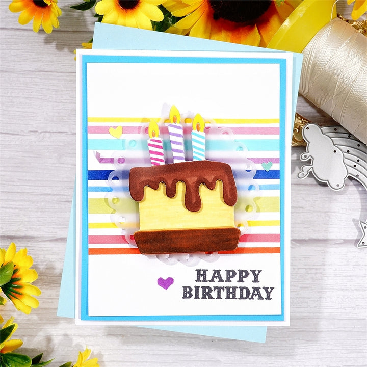 Kokorosa Metal Cutting Dies With Birthday Cake