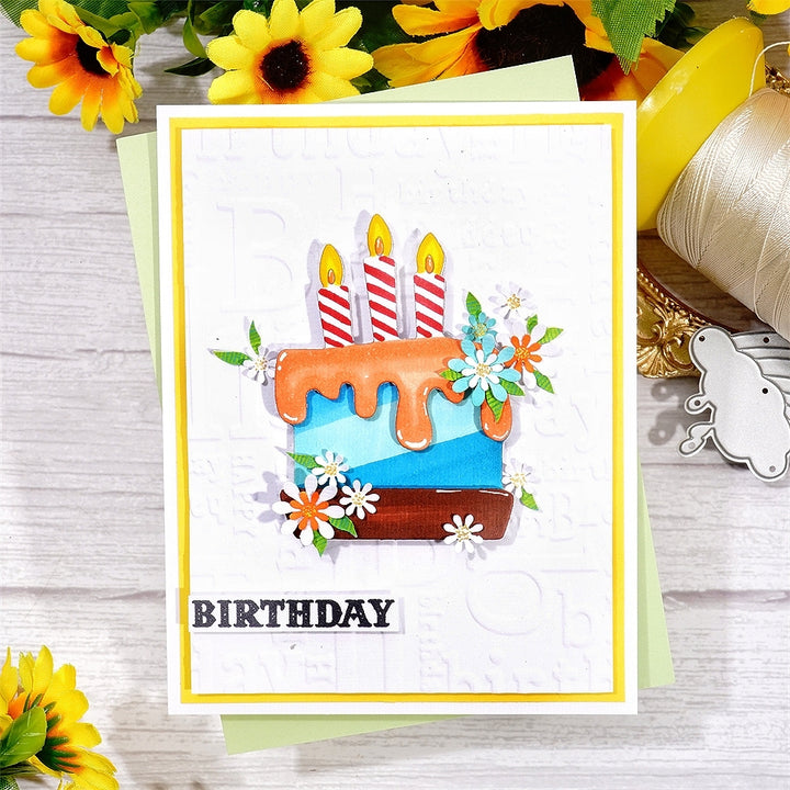Kokorosa Metal Cutting Dies With Birthday Cake