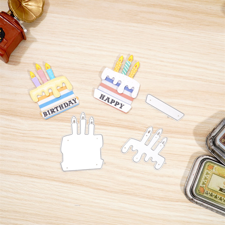 Kokorosa Metal Cutting Dies With Birthday Cake
