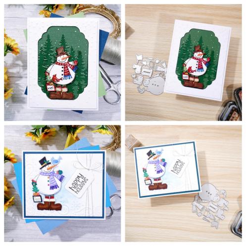 Tutorial：Cutting Dies with Chubby Snowman