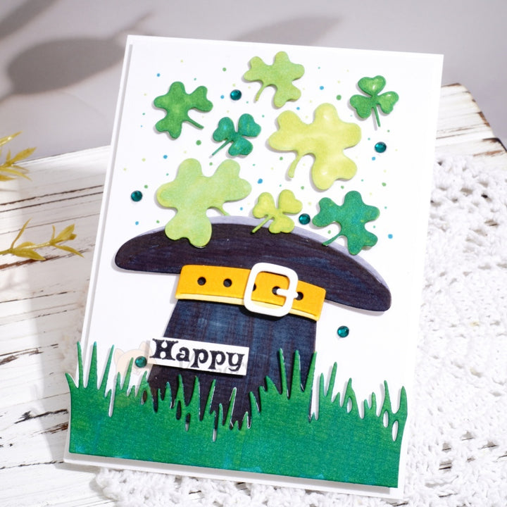 Kokorosa Metal Cutting Dies with St. Patrick's Day Shamrock and Hat