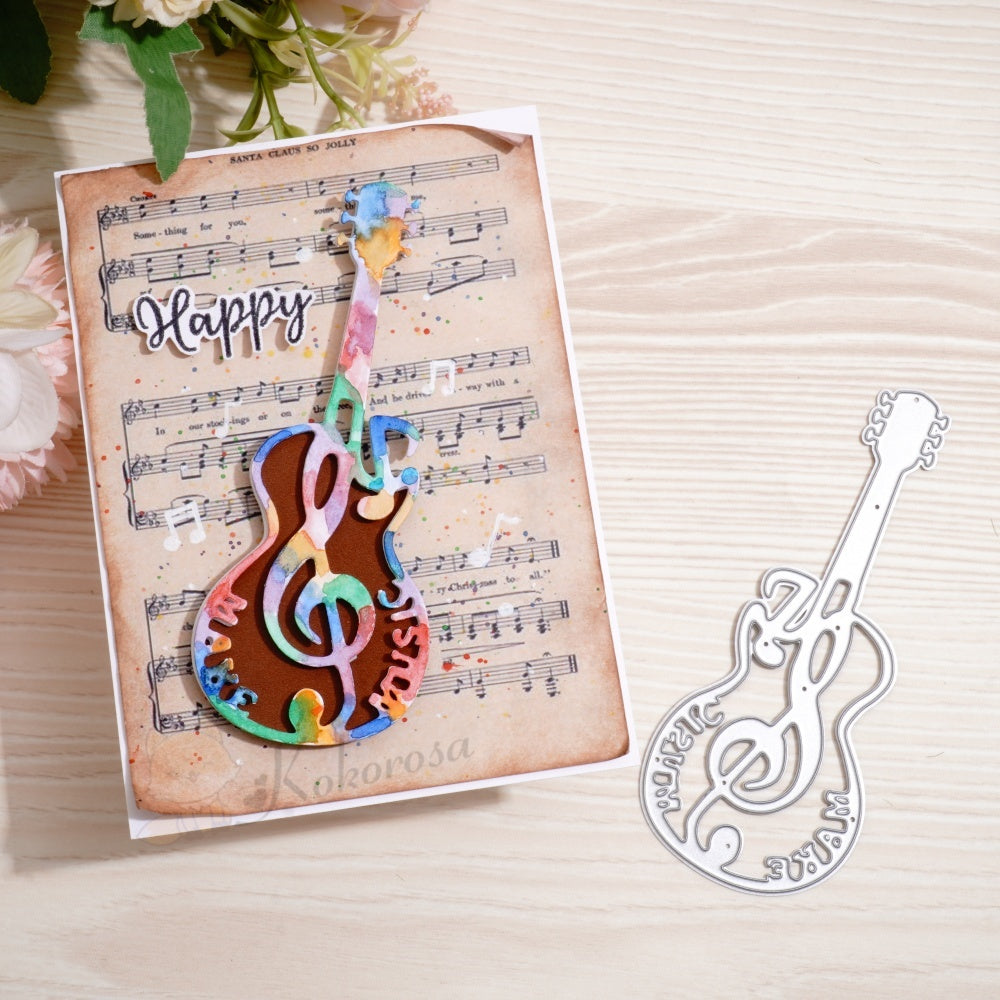 Kokorosa Metal Cutting Dies with Music Guitar