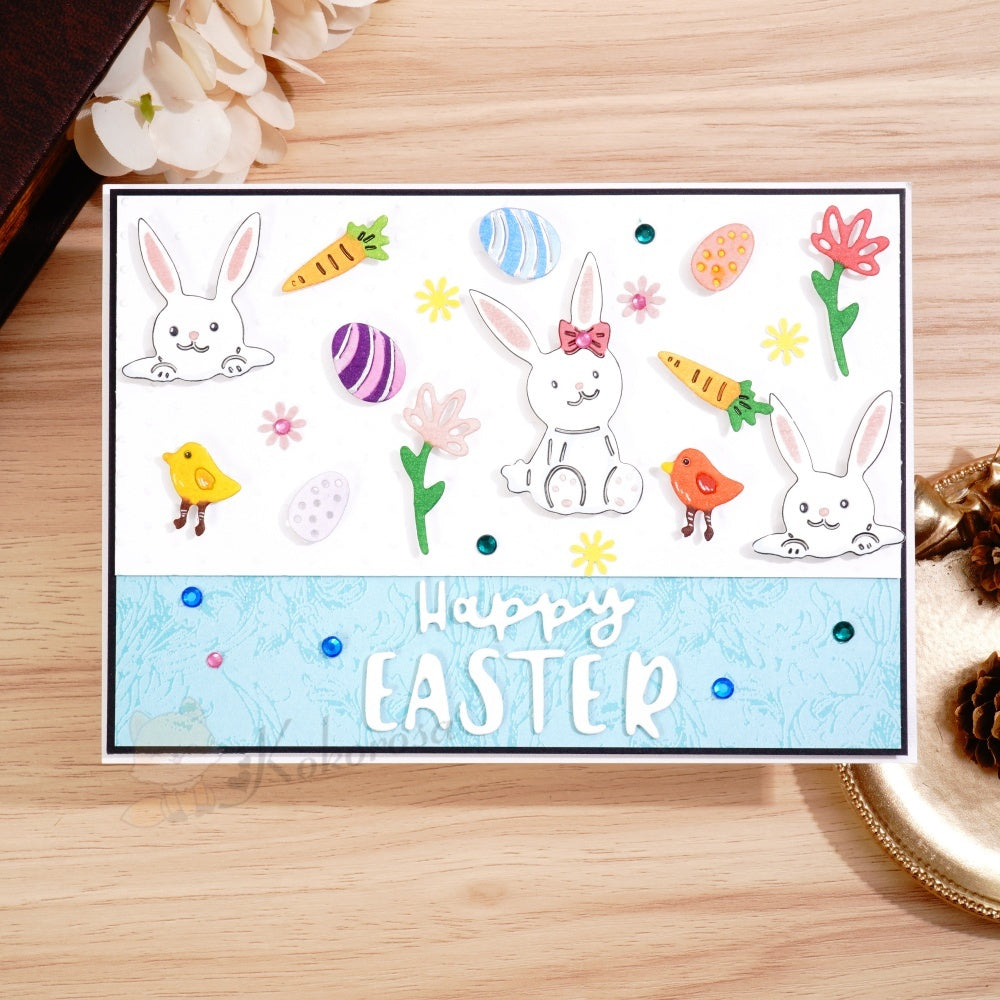 Kokorosa Metal Cutting Dies with Easter Day Elements