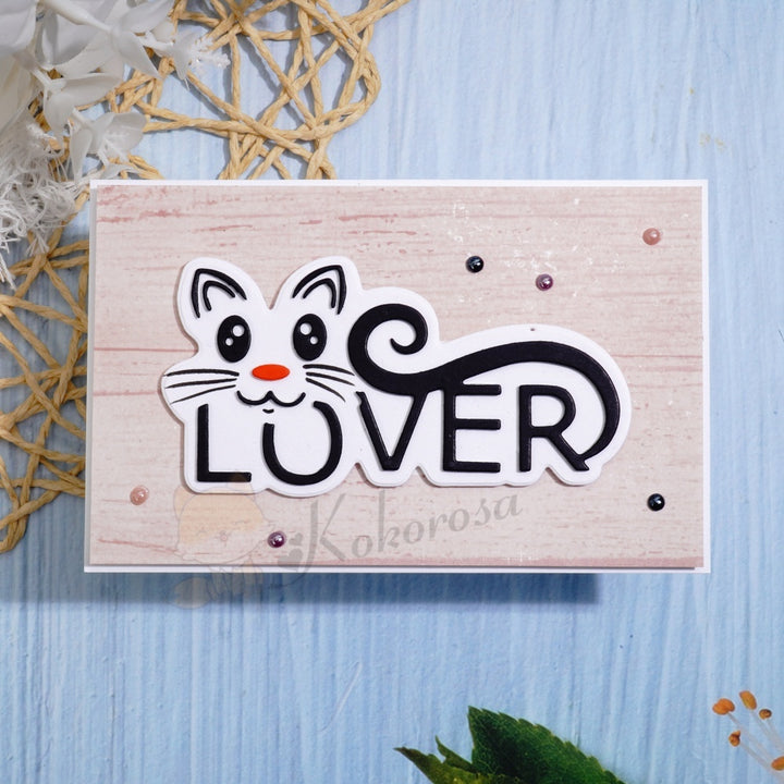 Kokorosa Metal Cutting Dies with Cat Lover