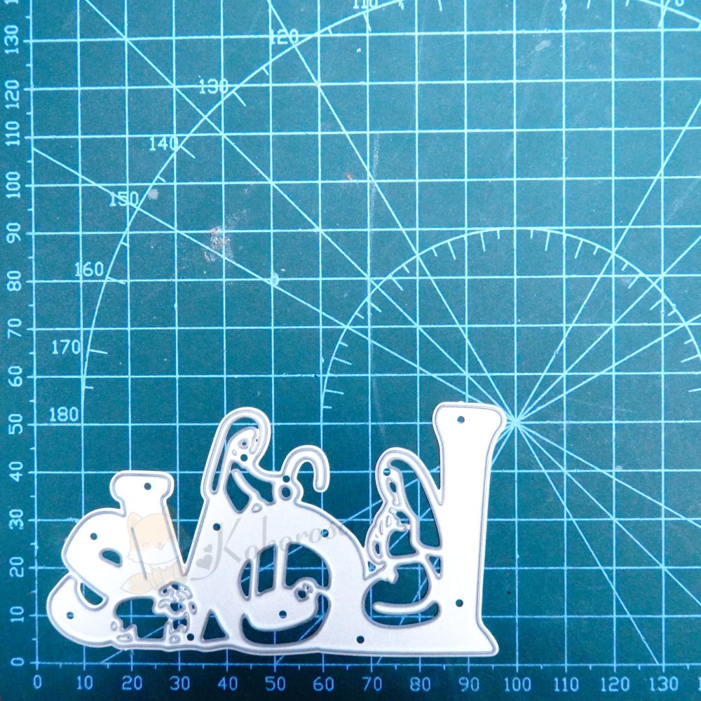 Kokorosa Metal Cutting Dies with Love Word Nativity