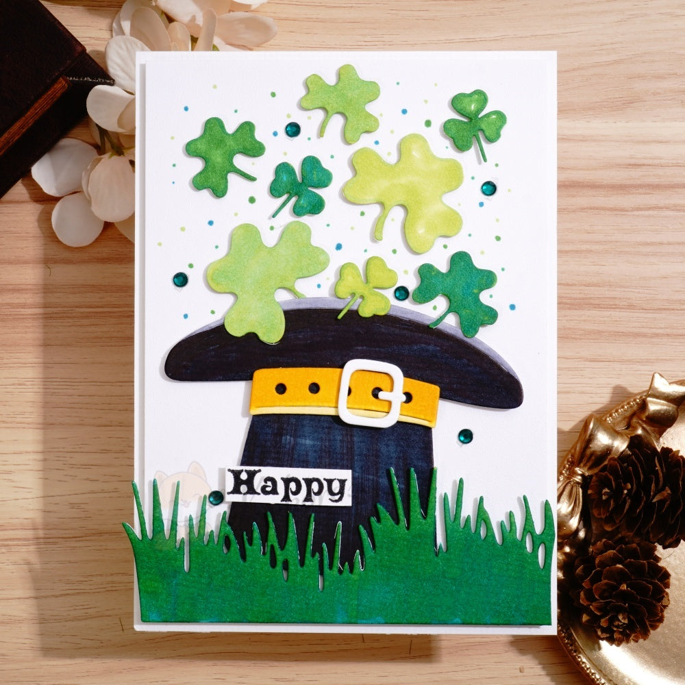 Kokorosa Metal Cutting Dies with St. Patrick's Day Shamrock and Hat