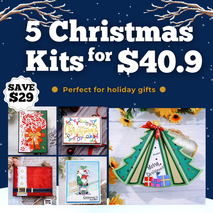 Kokorosa Christmas Bundle with 5 Items