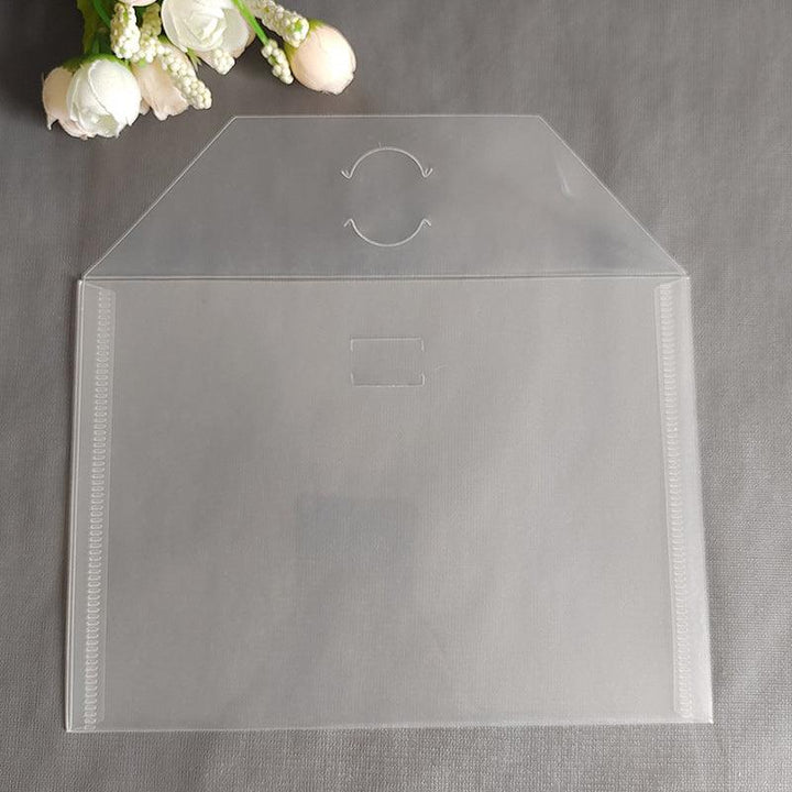 Transparent Simple Storage Bag for Dies and Stamps, Sorting Postcard Packaging Bag