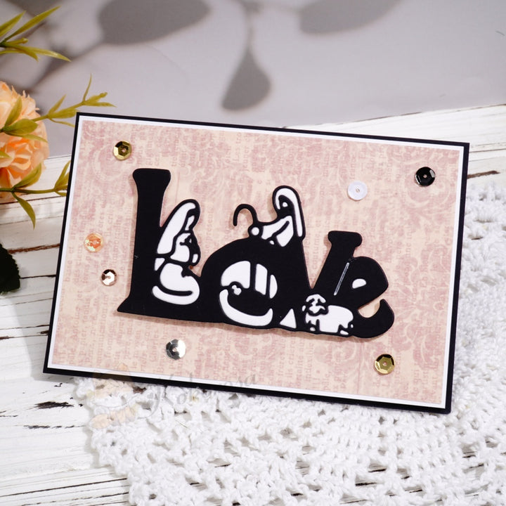 Kokorosa Metal Cutting Dies with Love Word Nativity