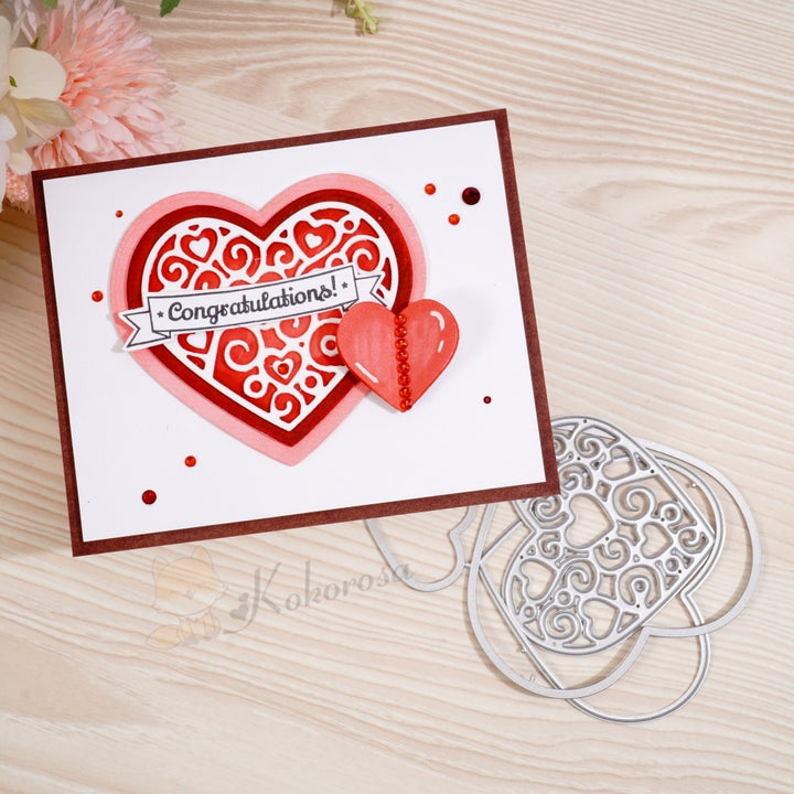 Kokorosa Metal Cutting Dies with Many Hearts