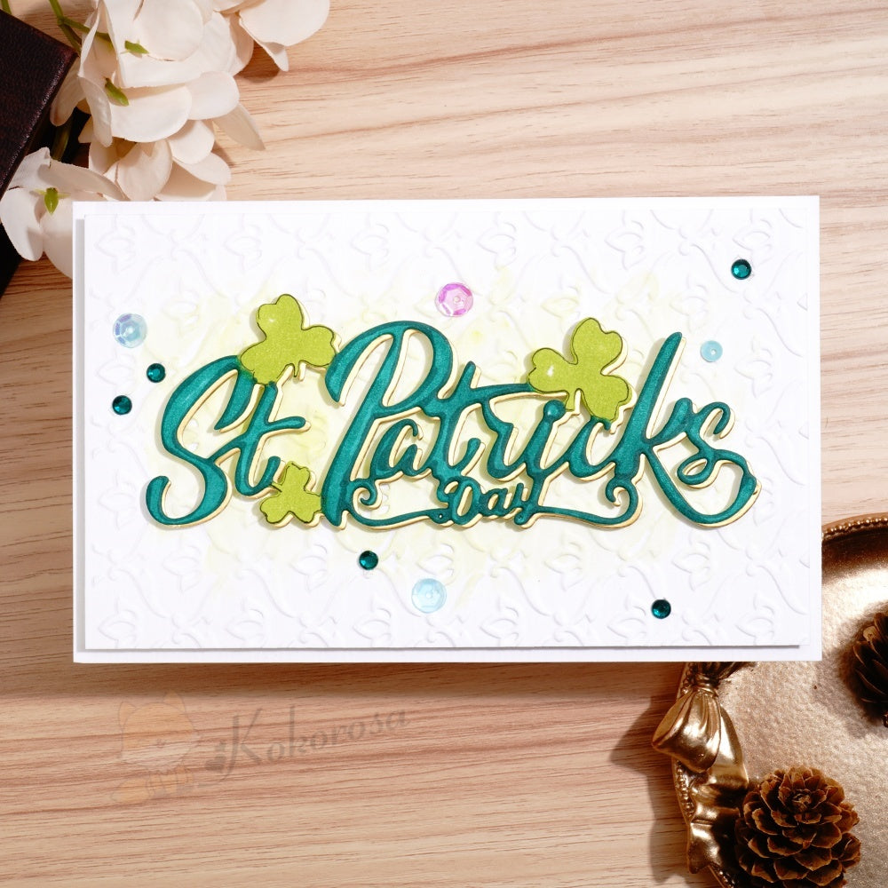 Kokorosa Metal Cutting Dies with St Patrick Word