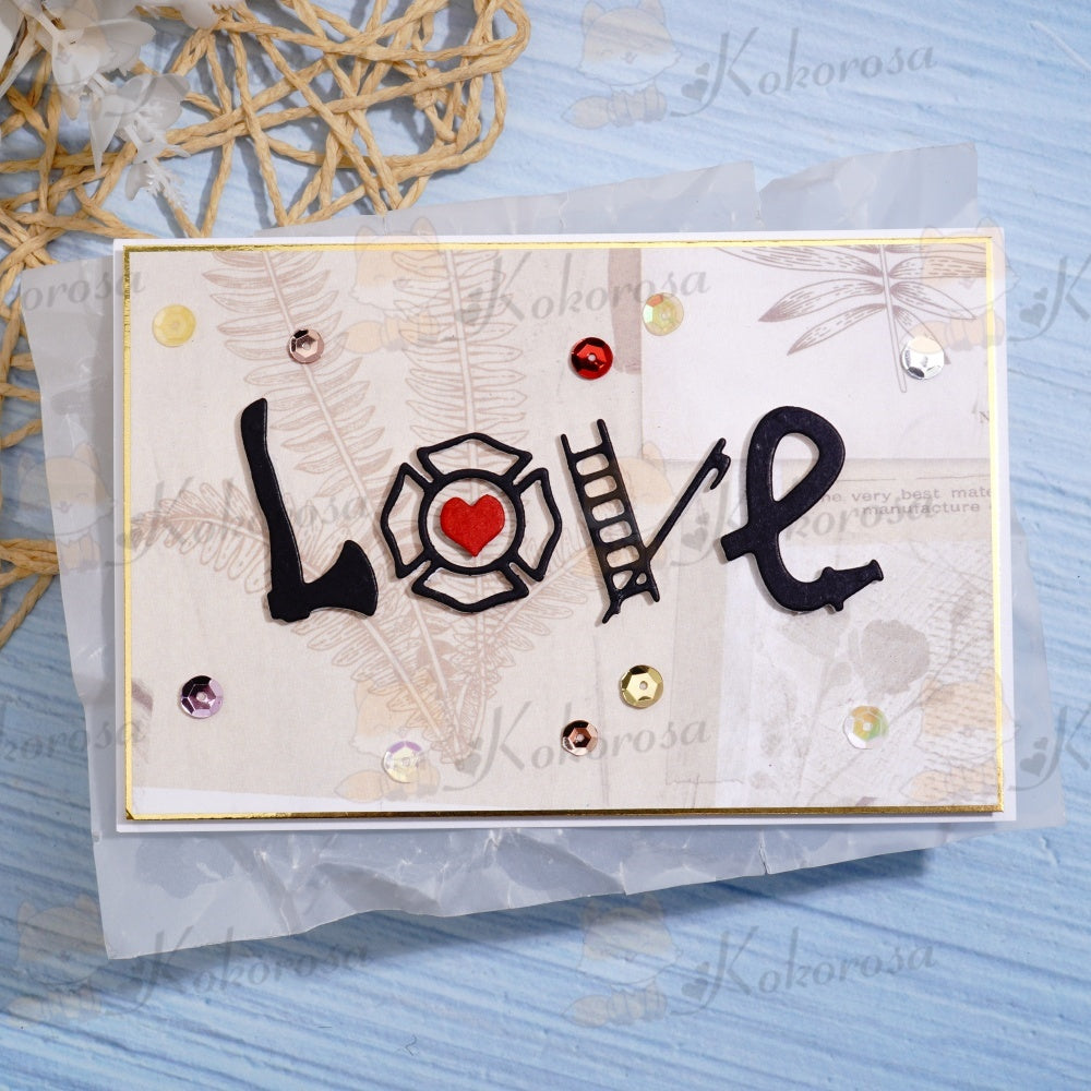 Kokorosa Metal Cutting Dies with Love Tool