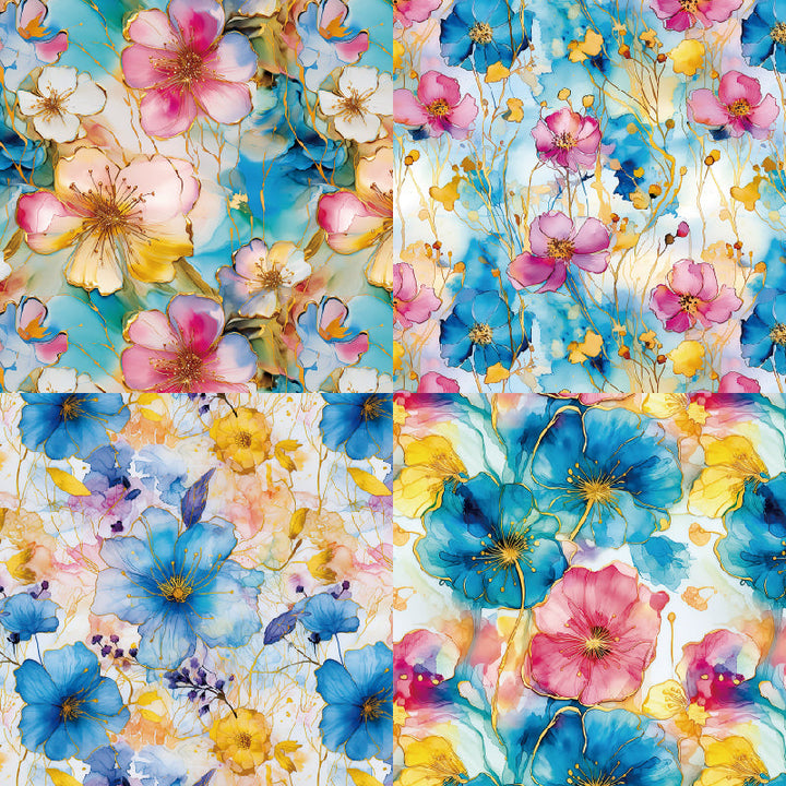 Kokorosa 24PCS 6" Bloom in Sky Scrapbook & Cardstock Paper