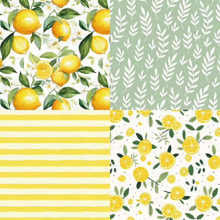 Kokorosa 24PCS 6" Lemonade Summer Scrapbook & Cardstock Paper