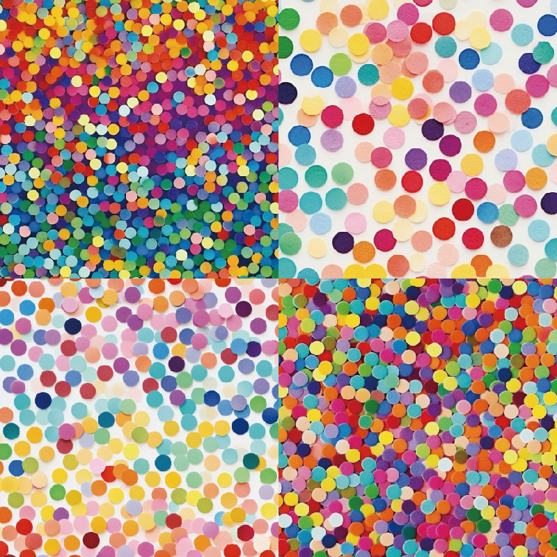 Kokorosa 24PCS 6" Polka Dots Scrapbook & Cardstock Paper