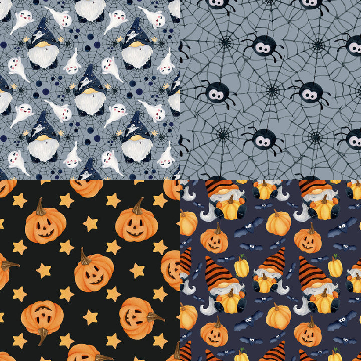 Kokorosa 24PCS 6" Spooky Halloween Scrapbook & Cardstock Paper