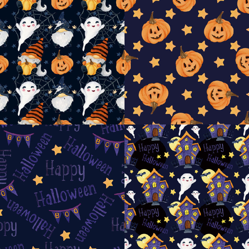 Kokorosa 24PCS 6" Spooky Halloween Scrapbook & Cardstock Paper