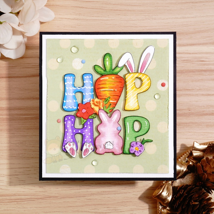 Kokorosa Metal Cutting Dies with Easter Day 'Hip Hop' Word