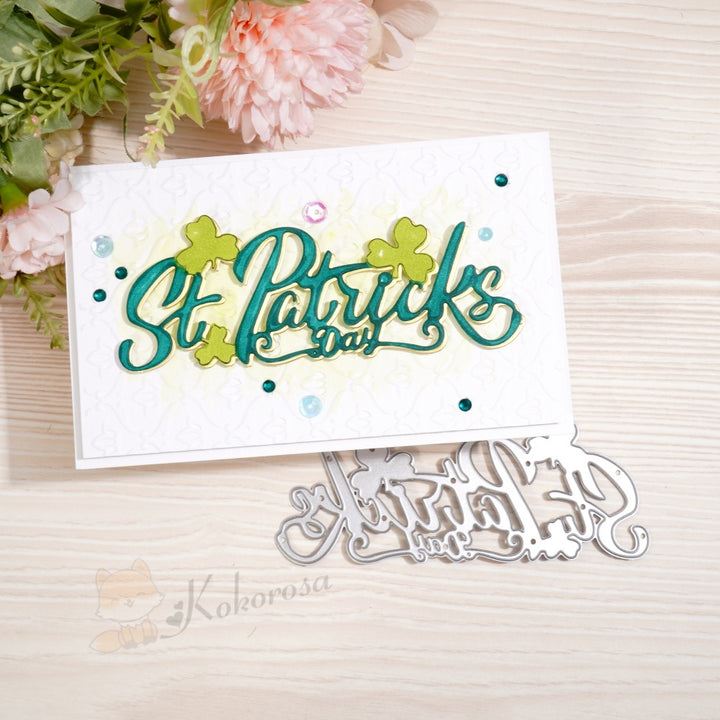 Kokorosa Metal Cutting Dies with St Patrick Word