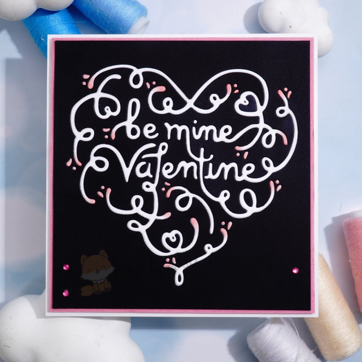 Kokorosa Metal Cutting Dies with 'be mine Valentine' Word