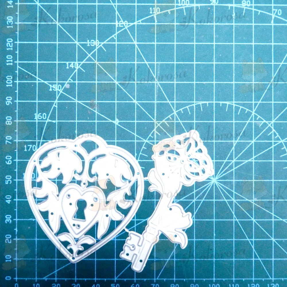 Kokorosa Metal Cutting Dies with Key and Heart Lock