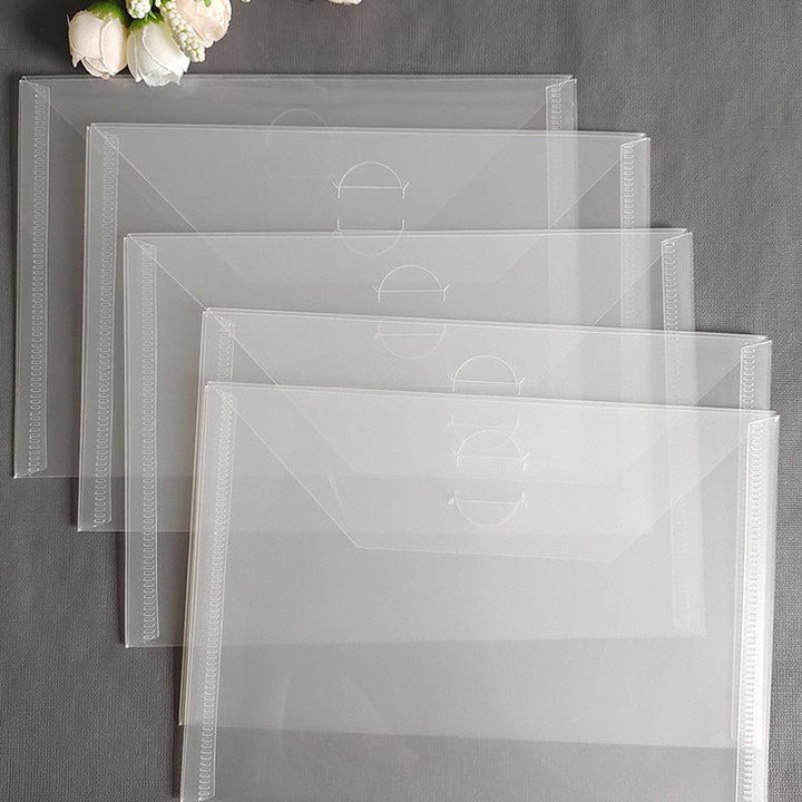 Transparent Simple Storage Bag for Dies and Stamps, Sorting Postcard Packaging Bag