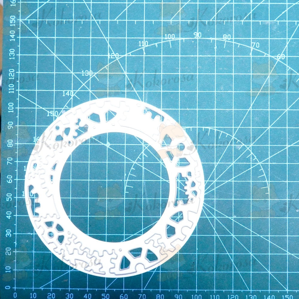 Kokorosa Metal Cutting Dies with Gear-shaped Circle