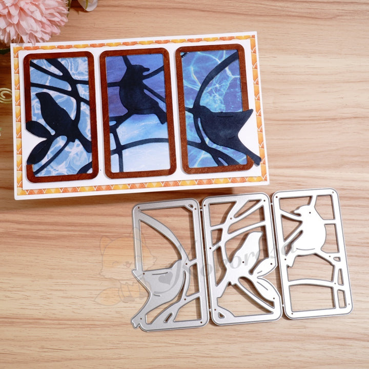 Kokorosa Metal Cutting Dies with Three Birds Border