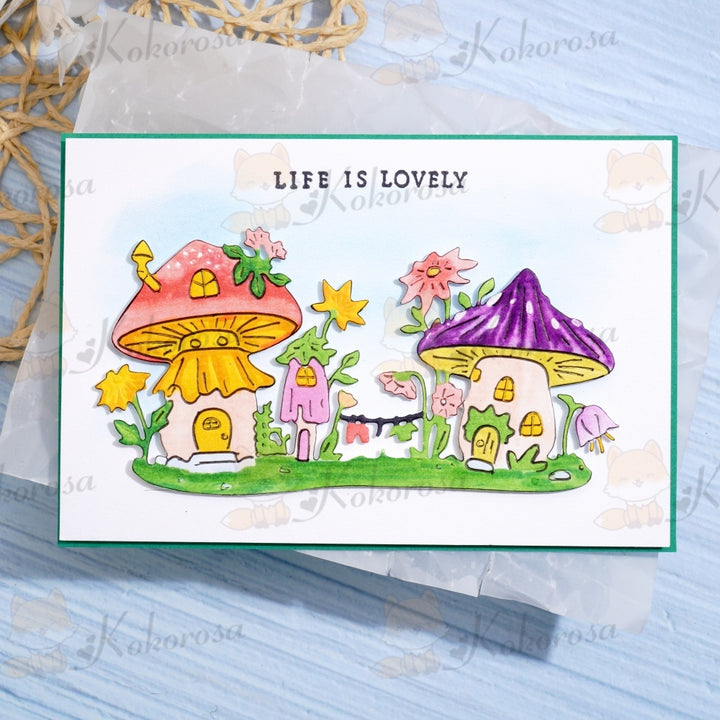 Kokorosa Metal Cutting Dies with Mushroom Houses