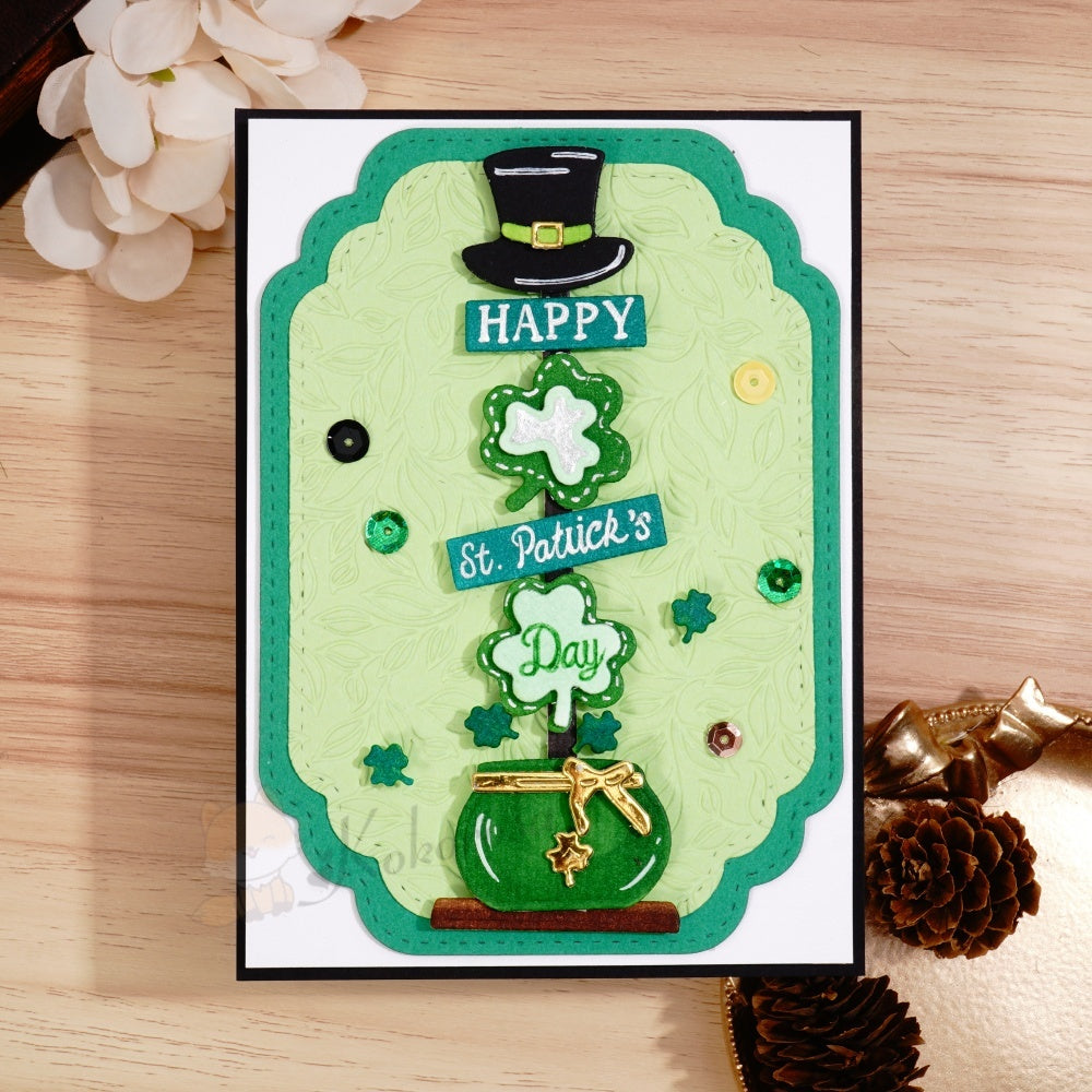 Kokorosa Metal Cutting Dies with St Patrick Day Elements