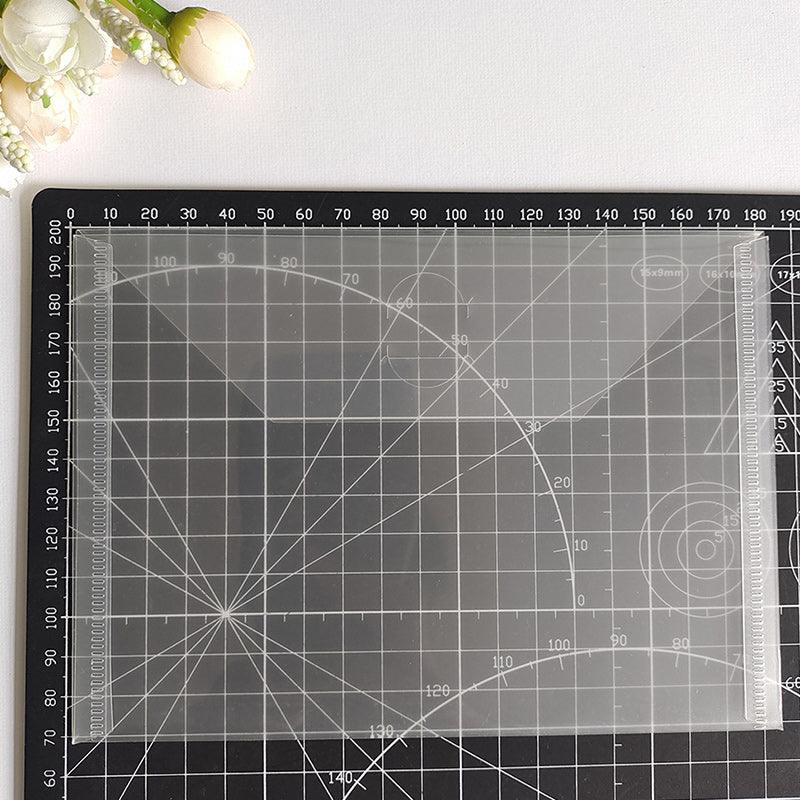 Transparent Simple Storage Bag for Dies and Stamps, Sorting Postcard Packaging Bag
