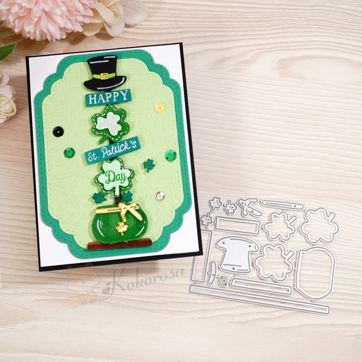 Kokorosa Metal Cutting Dies with St Patrick Day Elements