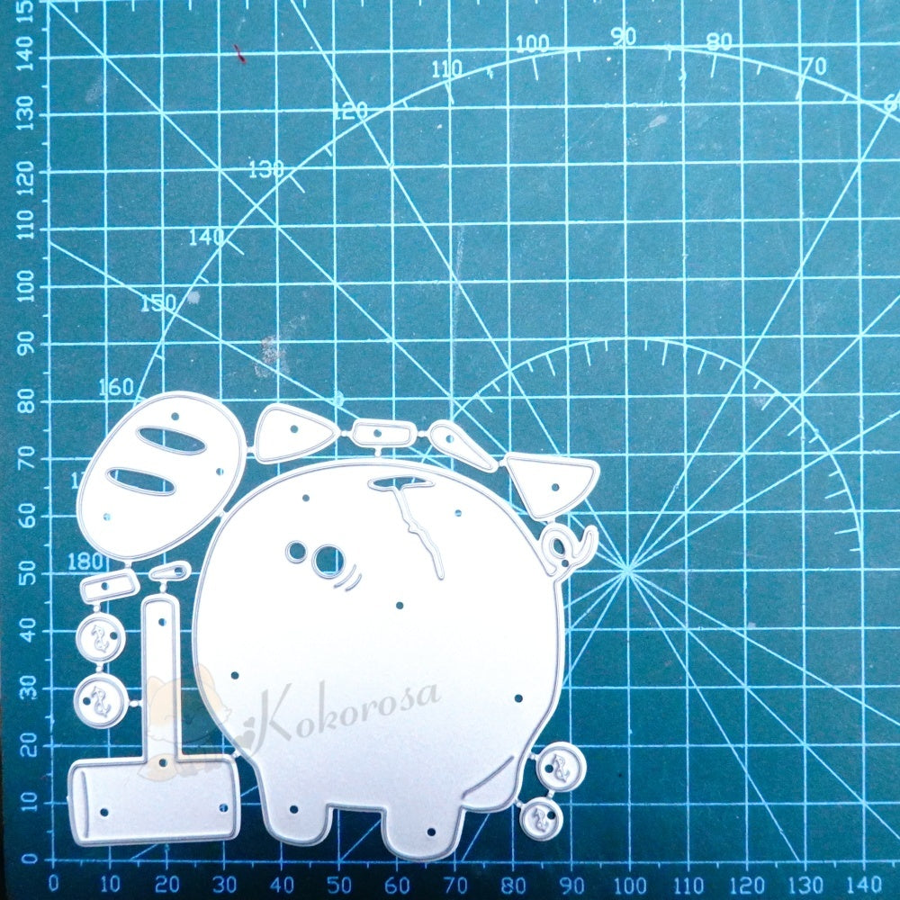 Kokorosa Metal Cutting Dies with Piggy Bank