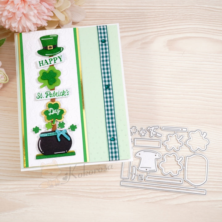 Kokorosa Metal Cutting Dies with St Patrick Day Elements