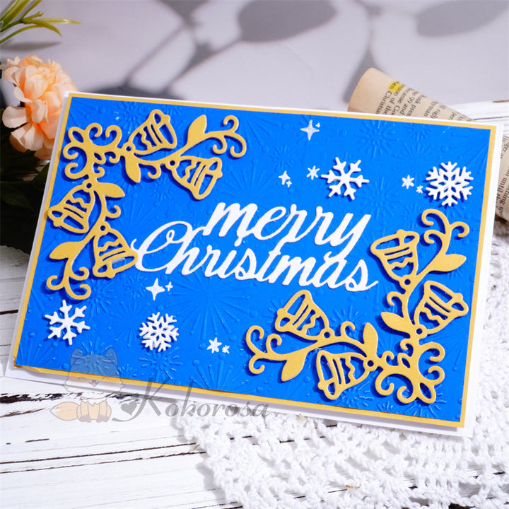 Kokorosa Metal Cutting Dies with Christmas Bell Border