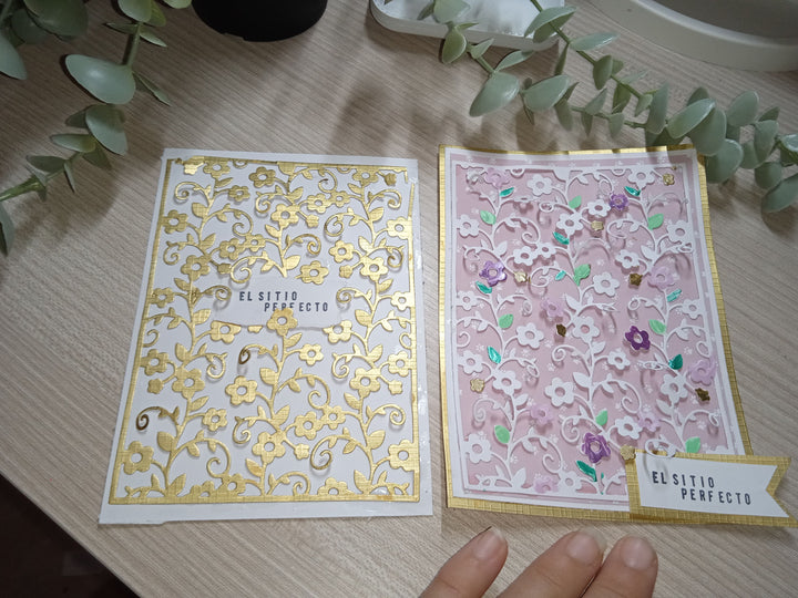 Kokorosa Flower Background Metal Cutting Dies for Card Making