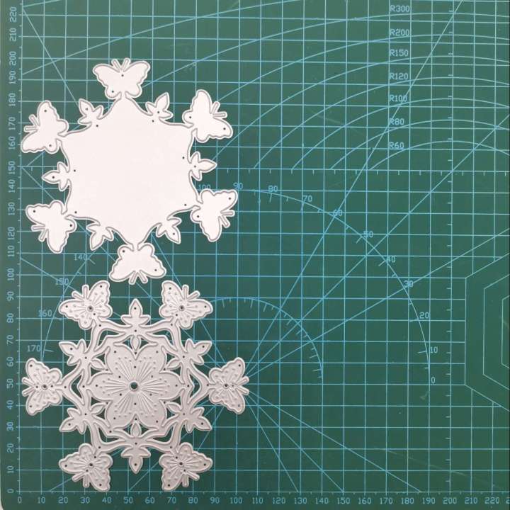 Kokorosa Metal Cutting Dies with Butterfly Snowflake