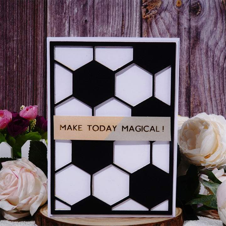 Kokorosa Metal Cutting Dies with Football Theme Background Board