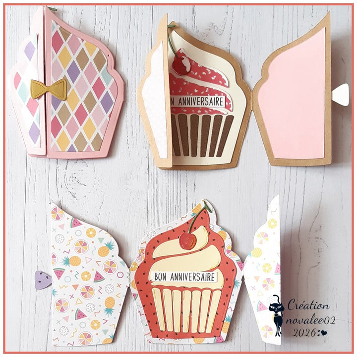 Kokorosa Metal Cutting Dies with Openable Cupcake
