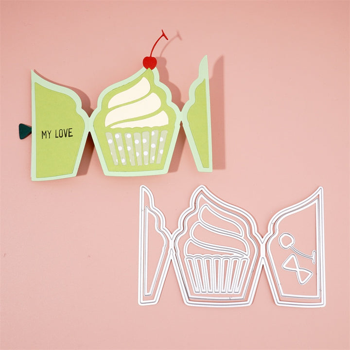 Kokorosa Metal Cutting Dies with Openable Cupcake