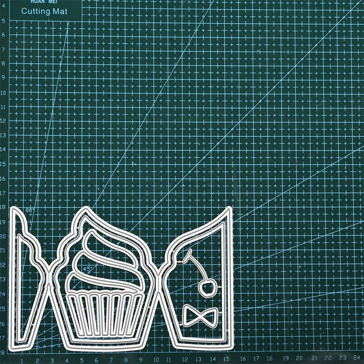 Kokorosa Metal Cutting Dies with Openable Cupcake