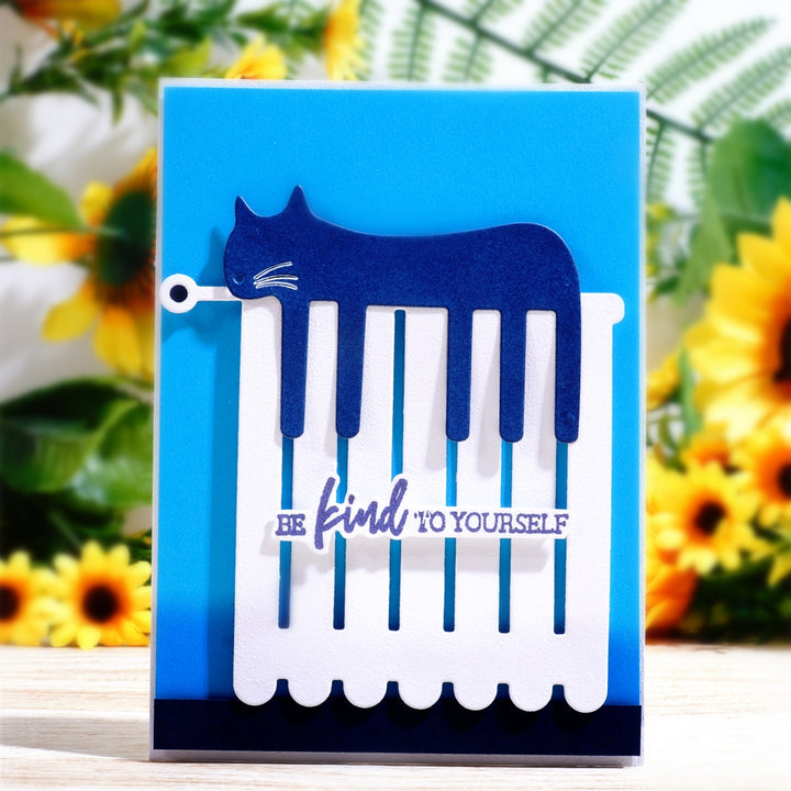 Kokorosa Metal Cutting Dies with Cat and Fence