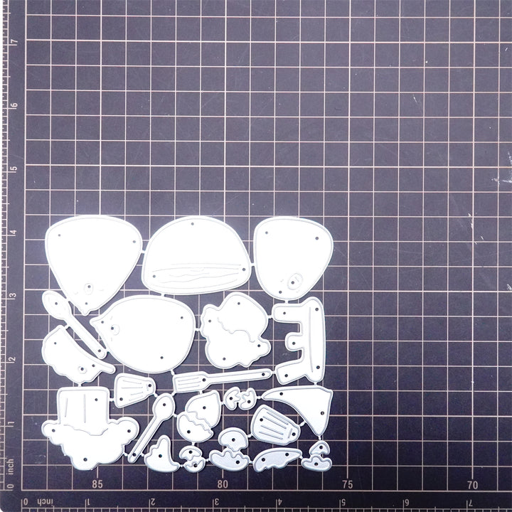 Kokorosa Metal Cutting Dies with Three Cooking Little Chickens