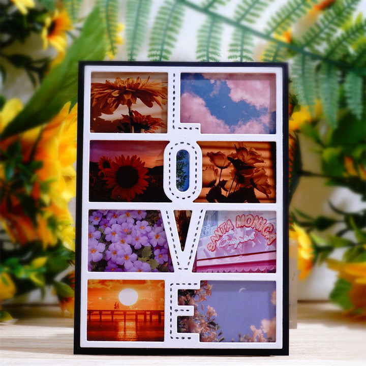 Kokorosa Metal Cutting Dies with Love Background Board