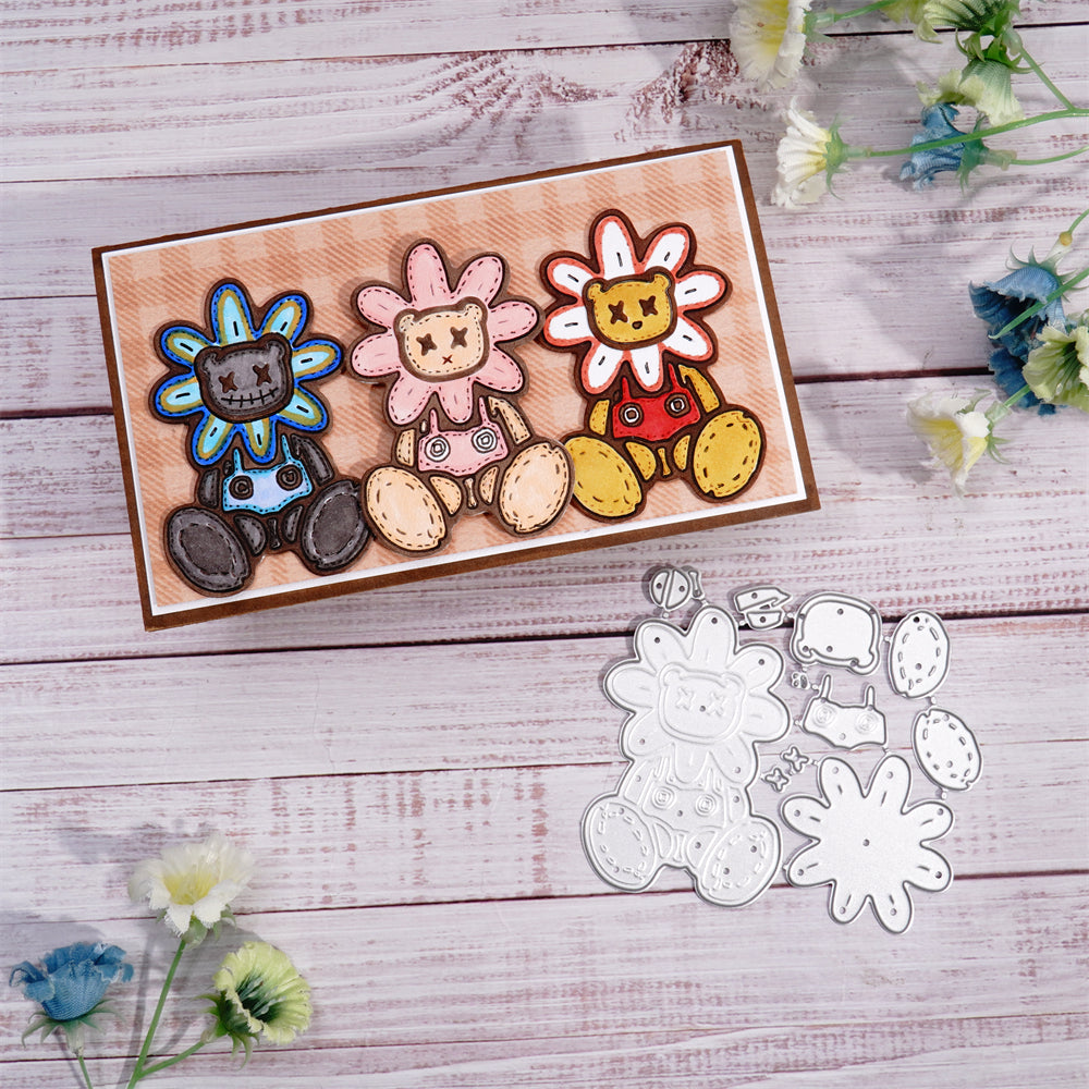 Kokorosa Metal Cutting Dies with Toy Bear