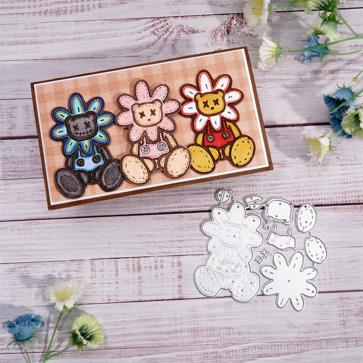 Kokorosa Metal Cutting Dies with Toy Bear
