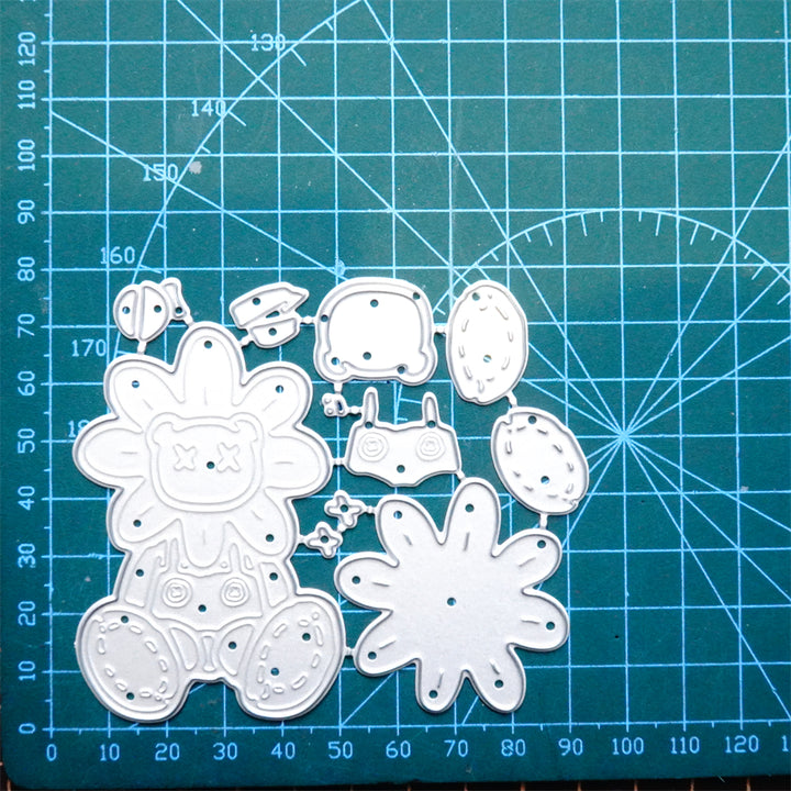 Kokorosa Metal Cutting Dies with Toy Bear