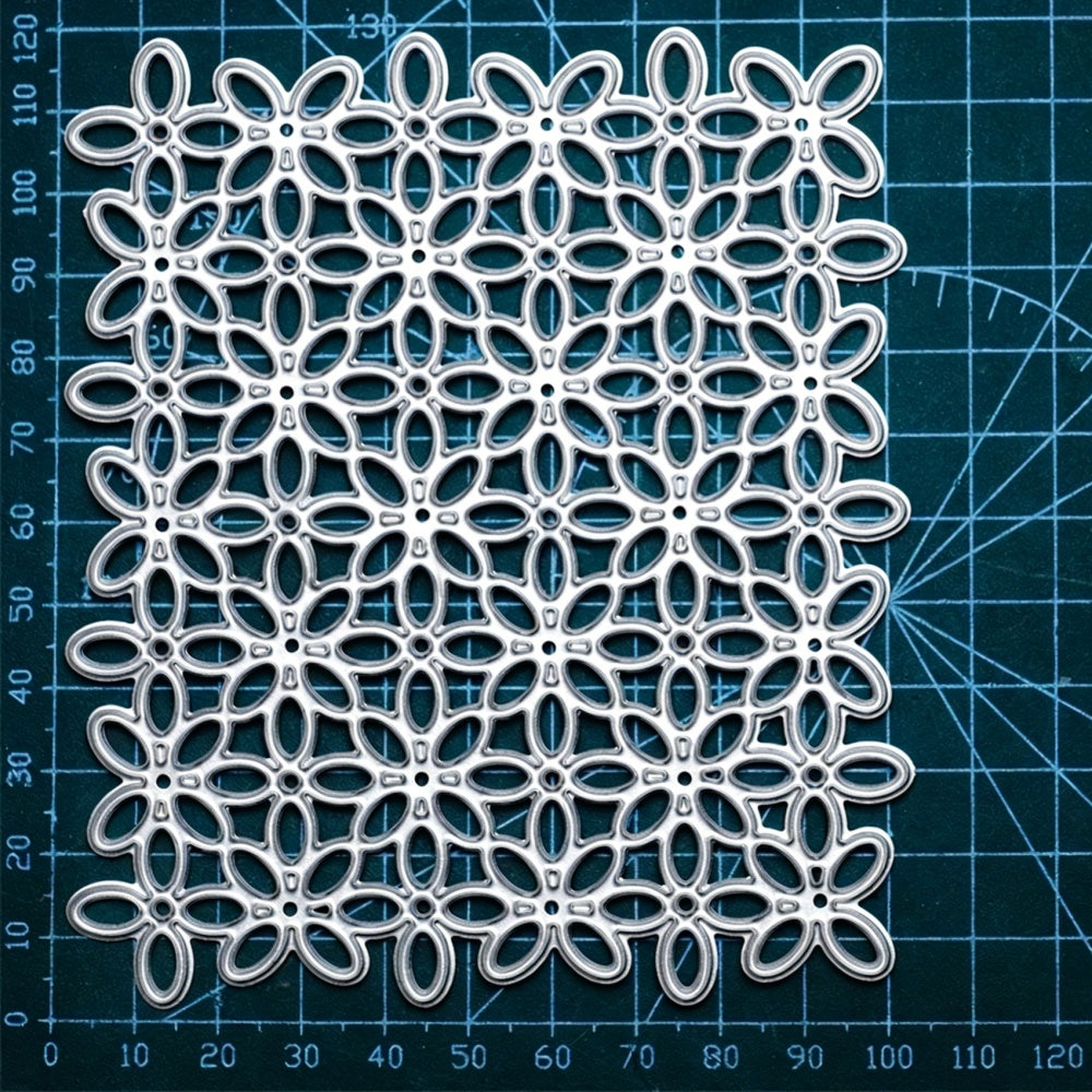 Kokorosa Metal Cutting Dies with Flowers Background